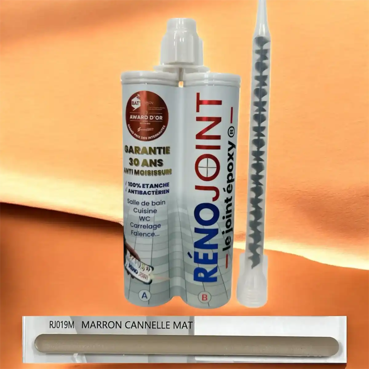 Joint époxy Marron Cannelle mat | RenoJoint